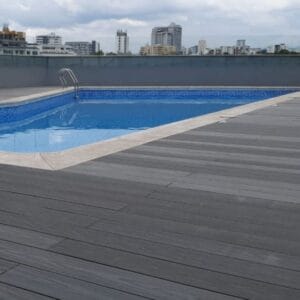 Piso WPC SILVER GREY Colección CK DECK para Exteriores