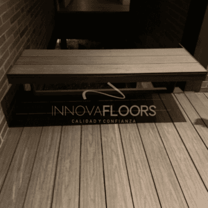Piso WPC CHOCOLATE Colección Estructurado PREMIUM para Exteriores, Pisos WPC