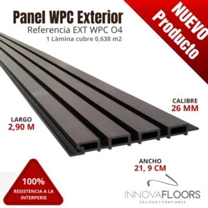 Panel WPC para Exteriores Gris Oscuro - PANEL-WPC-EXTERIORES-REFERENCIA-WPC-04-RESISTENCIA- HUMEDAD-INTERPERIE-PAREDES-EXTERIORES_11zon
