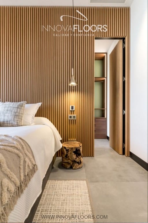 Paneles WPC decorativos Para Interiores como Dormitorios Habitaciones ideal para Cambio de ambientes-min