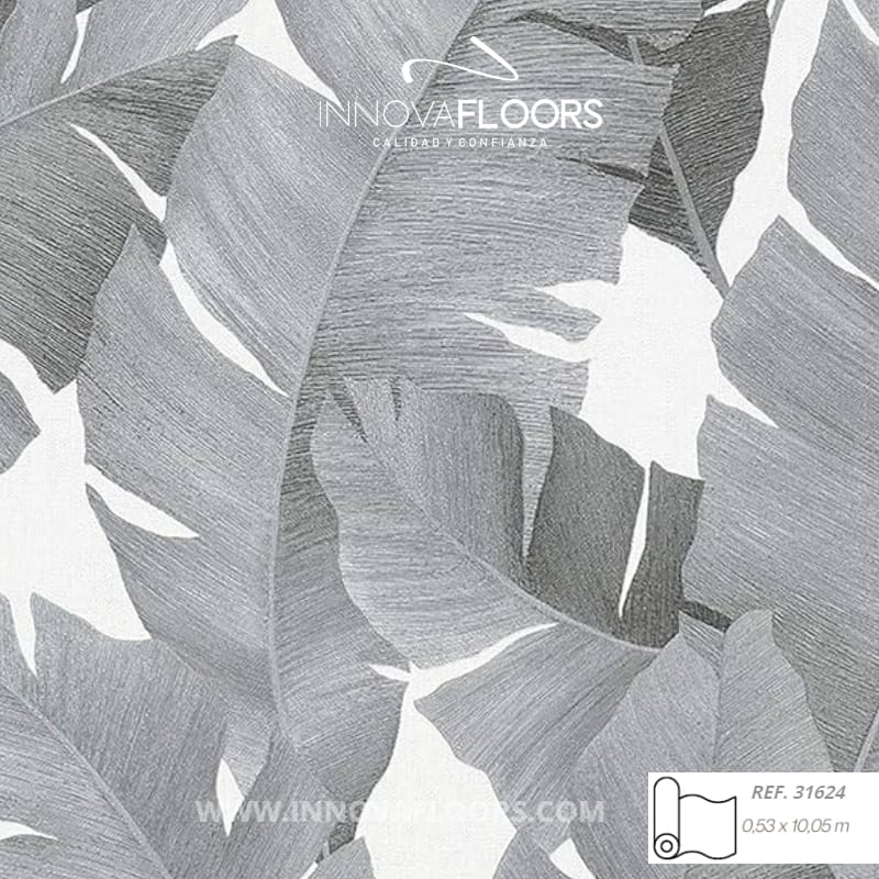 Papel de Coldagura Moderno Gris Tipo Loft Naturaleza 0001 - Imagen 2