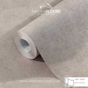 Papel de Coldagura Moderno Beige Superior Tipo Loft 0005