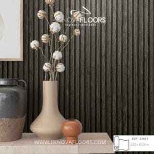 Papel de Coldagura Negro, Textura Lineas Verticales, Papel de Colgadura Decorativo Para pared Interiores Similares a Homecenter, Revestimiento Tipo Naturaleza al Mejor Precio