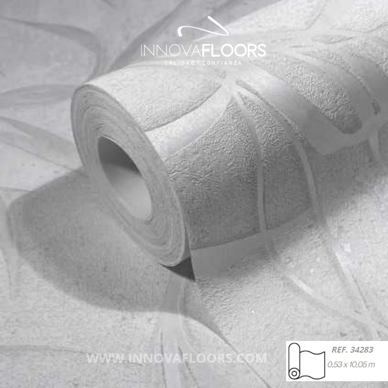 Papel de Coldagura Plata Metalizado, Papel de Colgadura Decorativo Para pared Interiores Similares a Homecenter y Konker. Textura Ladrillo al Mejor Precio.