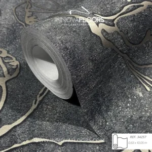 Papel de Coldagura Oro Metalizado, Oro Papel de Colgadura Decorativo Para pared Interiores Similares a Homecenter y Konker. Textura Ladrillo al Mejor Precio.