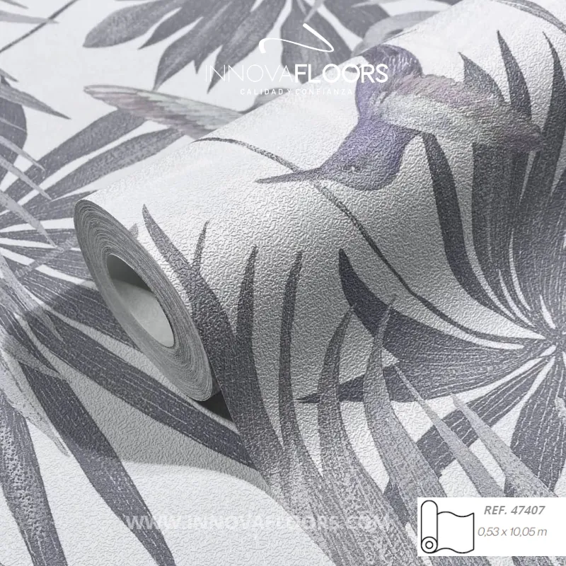 Papel de Coldagura Gris Textura Hojas Papel Tapiz Decorativo Para pared Interiores Similares a Homecenter y Konker. Textura Ladrillo al Mejor Precio.