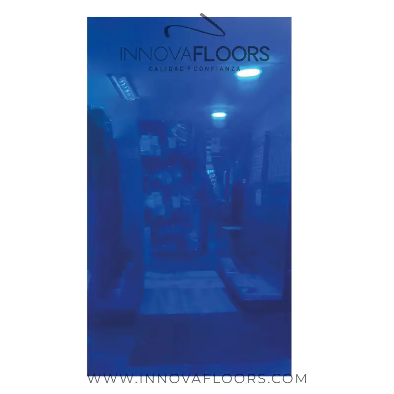 Lamina tipo Espejo en PVC color Azul - Imagen 2