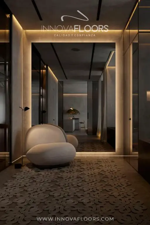 Laminas Tipo Espejo en PVC para Lobby, Recepciones, Hoteles, Oficinas, Casas y Empresas