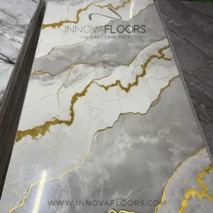 Lamina Marmolizada PVC Travertino Gris C5