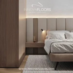 Lamina PVC tipo Madera Mapple - Foam Board - Fibra Carbon de Bambú. Fácil de Instalar en Techo y Pared, Ideal para Interiores Modernos, Imitacion Madera.