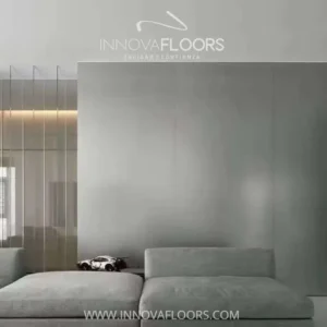 Decora con estilo usando nuestra Lamina Metalizada PVC Silver. Acabado Plateado Tipo Panel en Fibra Carbón de Bambú. Ligera, Elegante y Fácil de Instalar.